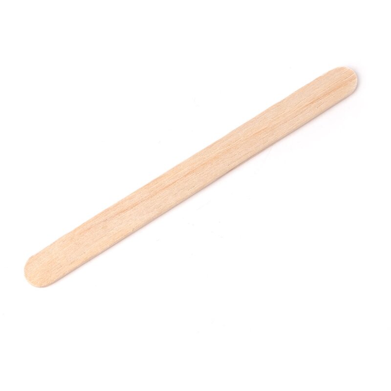 50PCS Wooden Waxing Wax Spatula Tongue Depressor Disposable Bamboo Sticks