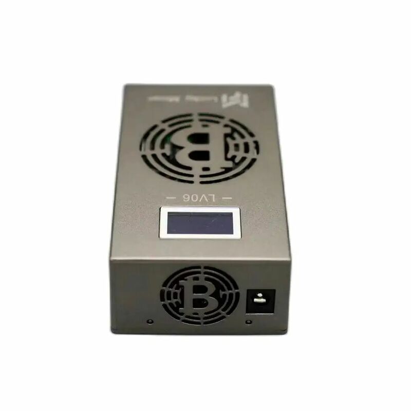 Bitaxe ультра Модернизированный Lucky Miner BM1366 Solo Mining 450 ~ 500GH/S Bitcoin Lotto Mining Machine с 5 В 6A блоком питания