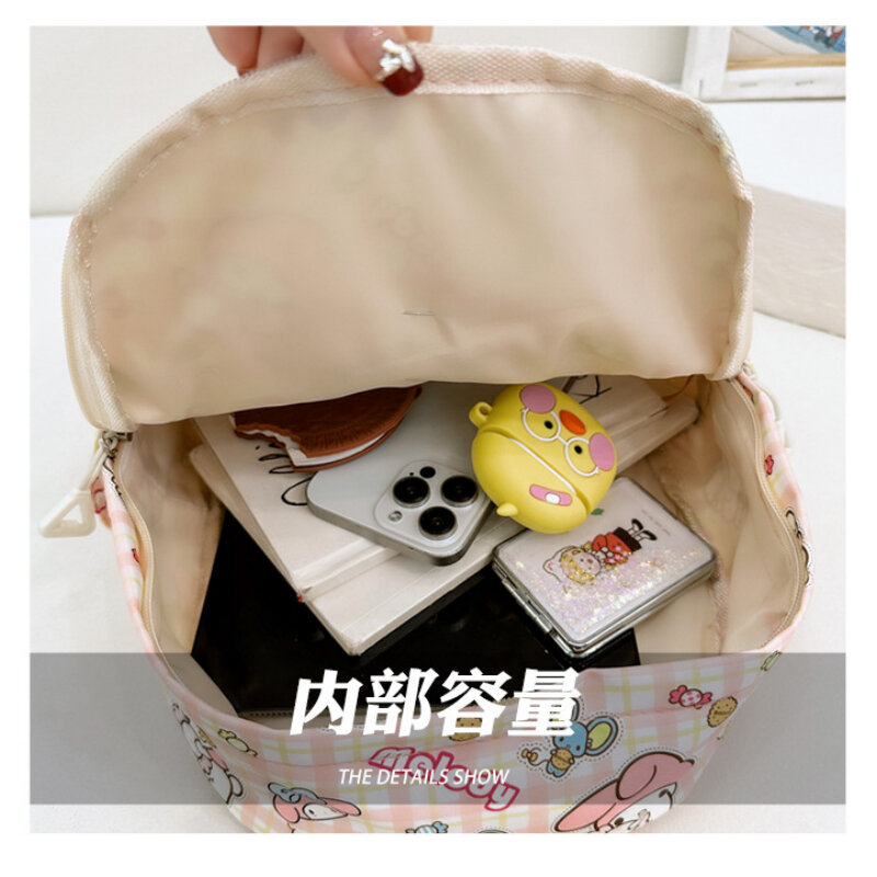 Bolsa escolar Hello Kitty infantil, bolsa fofa de desenho animado de grande capacidade, mochila infantil para meninos e meninas, Coréia, nova, primavera, 2022