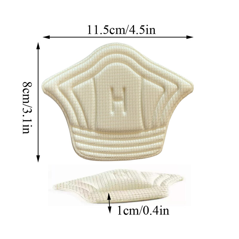 10Pairs/20Pcs Insoles Patch Heel Pads for Sport Shoes Feet Pad Cushion Insert Insole Adjustable Size Heel Protector Back Sticker