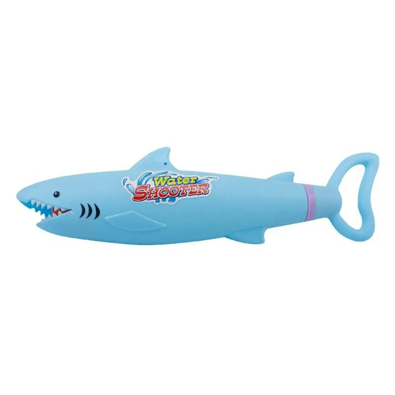 Summer Cartoon Shark Spray Toy Kids Children Pull Out Bath Water Watergun Bathroom Pistol Toy Shower GunBeach Sprinkler Bla R4Y8