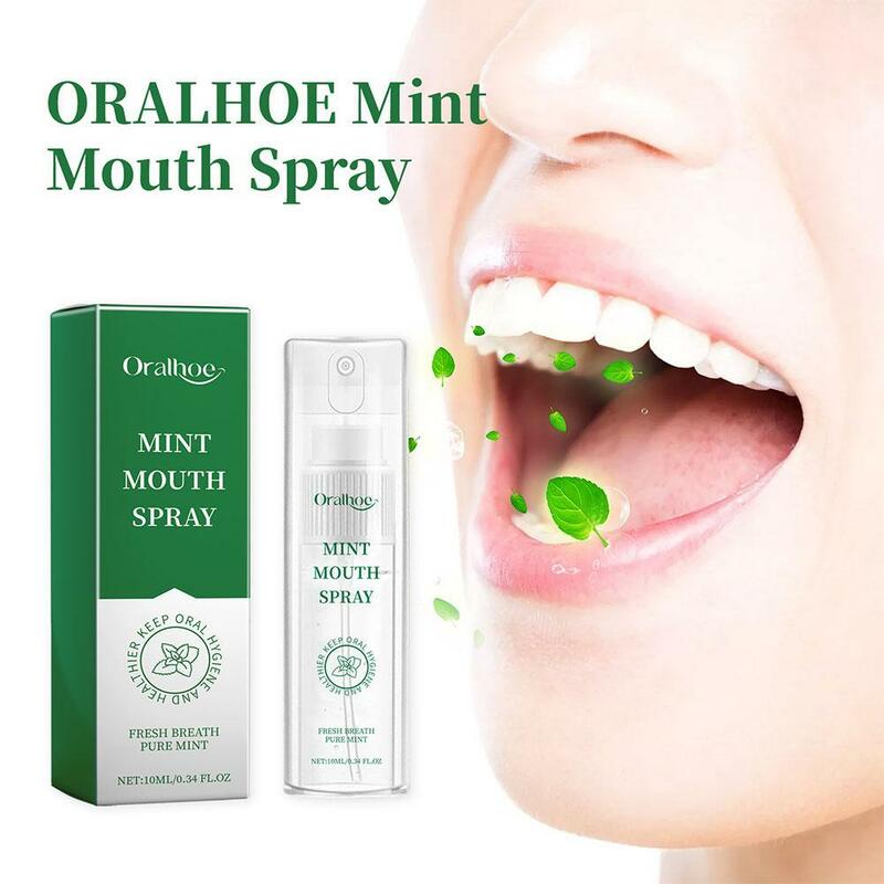 Mint Breath Air Freshener Spray, Spray de boca, limpa a boca, cheiro de fumaça, mau hálito