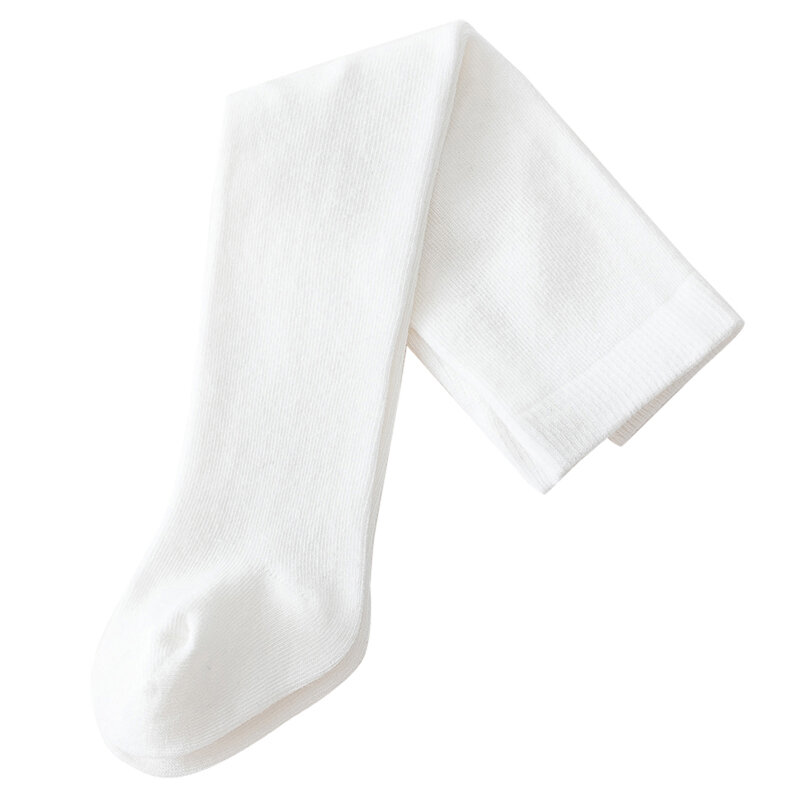 ถุงน่องแนบเนื้อสำหรับเด็กแรกเกิด, ถุงน่องเอวยางยืดสีพื้นถุงเท้าทรงสลิมฟิตสำหรับเด็กวัยหัดเดิน