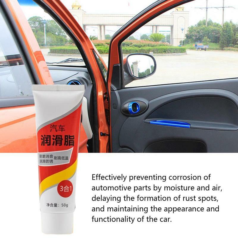 Aceite lubricante para techo solar de coche, grasa deslizante de 50ml para manija de puerta, tira de ventana, grasa de larga duración