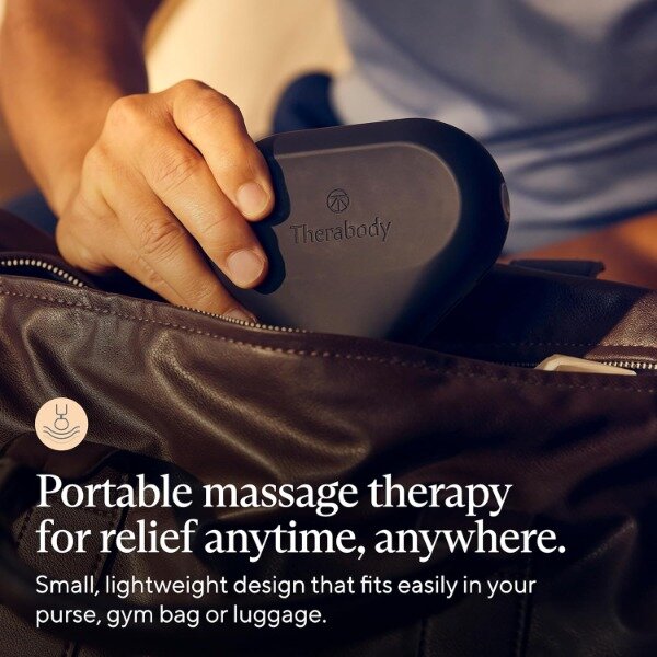 TheraGun Mini pistola per massaggio elettrico portatile-trattamento compatto per tessuti profondi per qualsiasi atleta in movimento-portatile