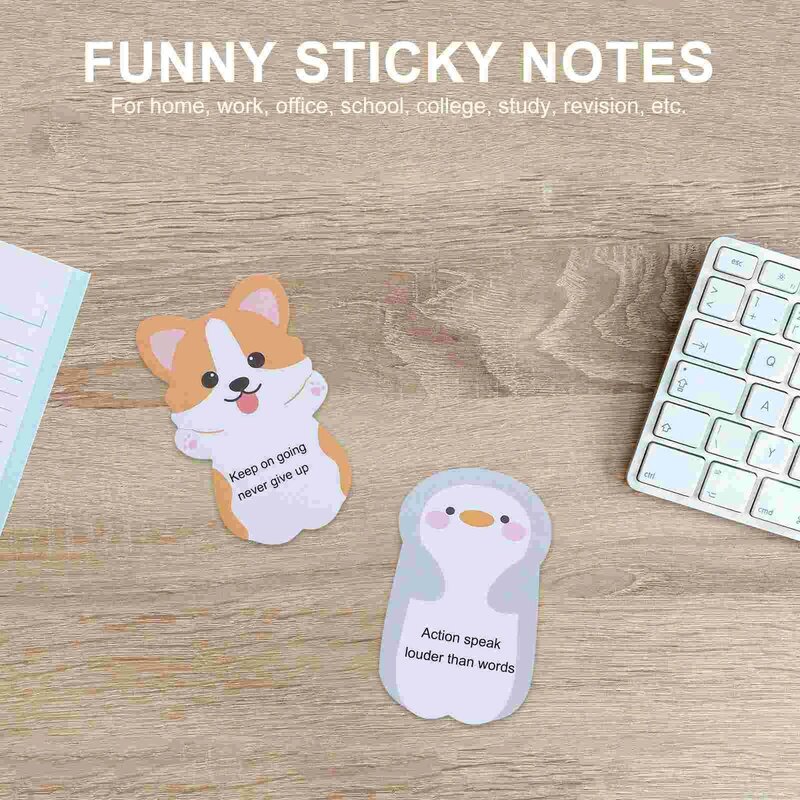 6 Sets Memorandum Student Office Decor Paper Self-adhesive Tabs For Notebooks