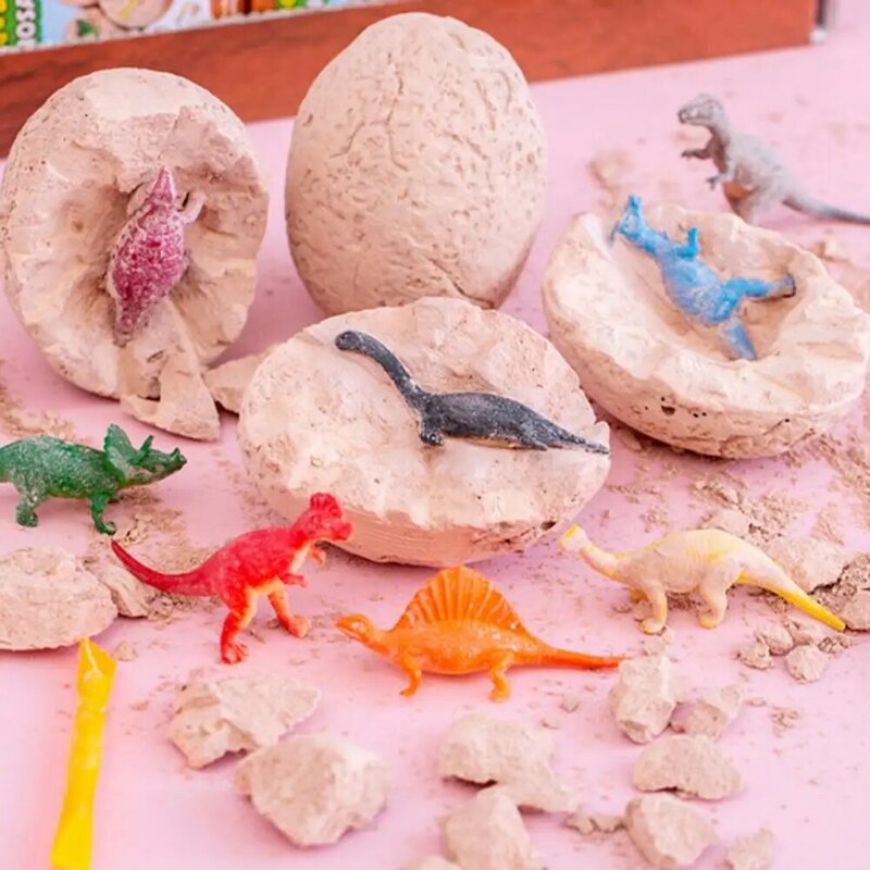 Ardesia grande scoprire sorpresa dinosauri uovo conveniente Kit di scavo di dinosauri squisito per estere