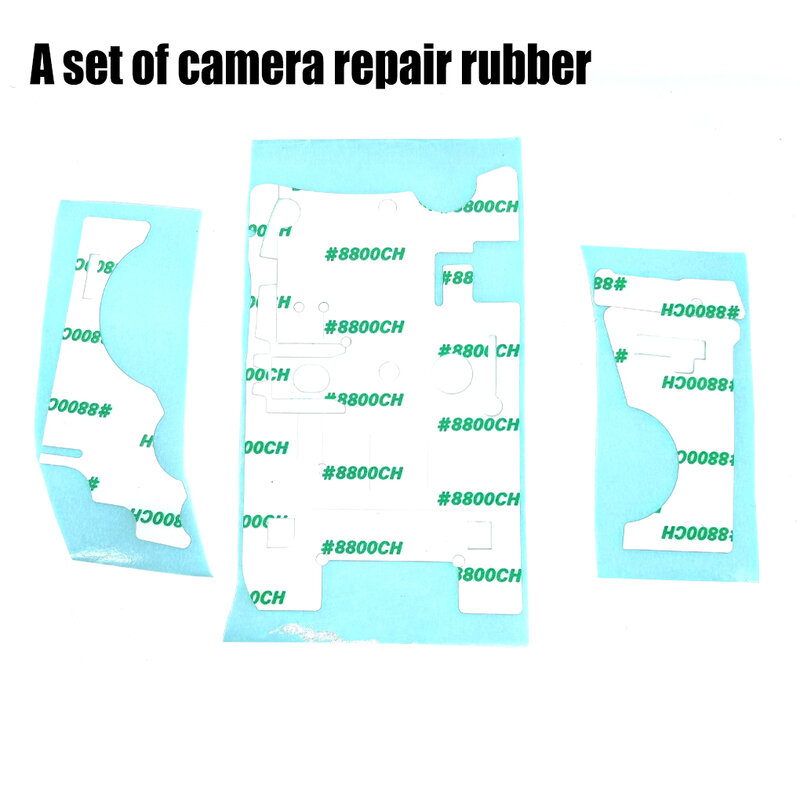 1 Set Rubber Double Sided Tape Multipurpose Compatible with Replacement for Canon 5D3 Repair Camera Spares Parts Sticky Strips