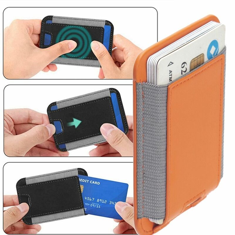 Nuova custodia a portafoglio magnetica per iPhone 14/13/12 Series tasca per cellulare in pelle per portafoglio magnetico Magsafe contenere 7 carte