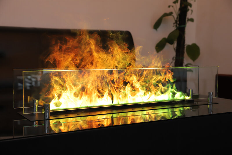 Chimenea eléctrica de vapor de agua 3D, chimenea interior de moda, fuego, 48 pulgadas