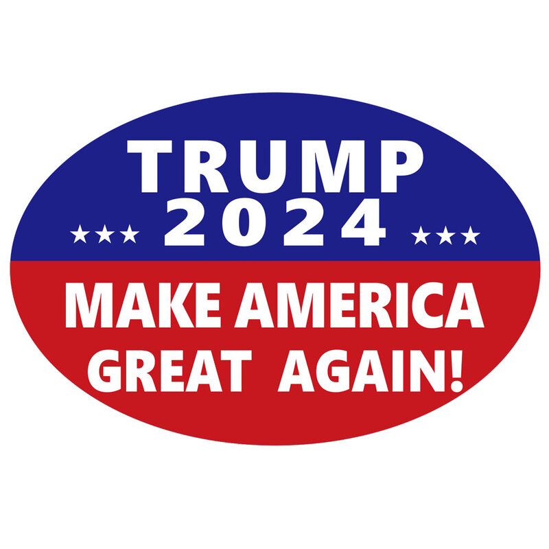 5 Pack Trump 2024 Car Stickers, Big Trump Letters Car Decal, Make America Great Again 2024 Bumper/wall/windows/ refrigerator Use