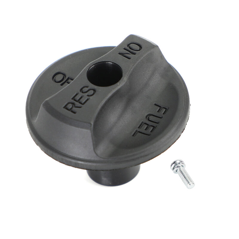 Switch Fuel Valve Plug Switch 0423-146 0470-408 ABS Black Fuel Petcock Knob Screw Fuel Petcock Knob Screw High-quality Materials