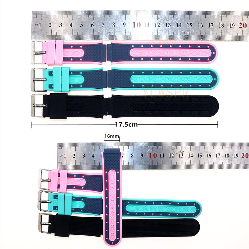 Cinturino per orologio per bambini per orologi intelligenti GPS LT21 accessori per orologi cinturino in Silicone morbido larghezza 20mm adatto per alette larghezza di 16mm