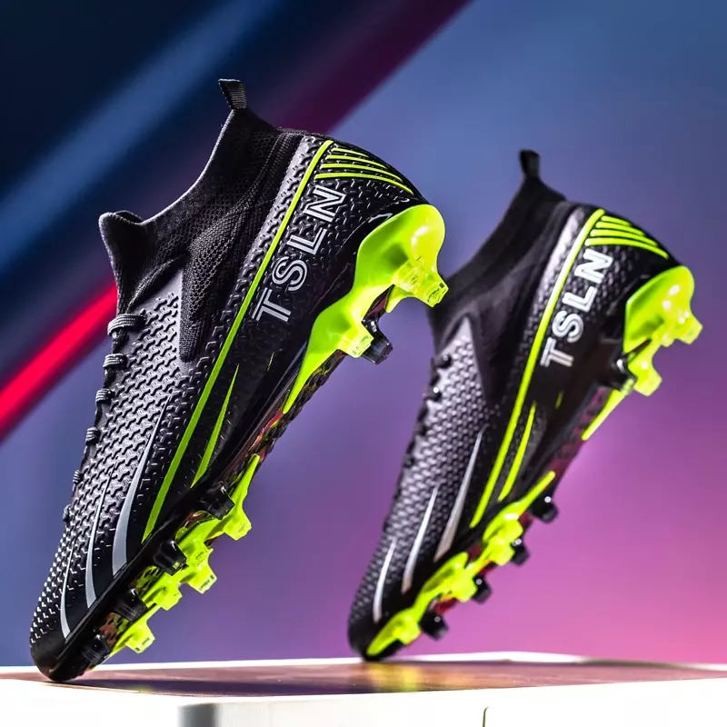 Men Society Football Field Boots Professional Adult Kids Soccer Shoes High Quality Turf Training Match Cleats Futsal Sneakers