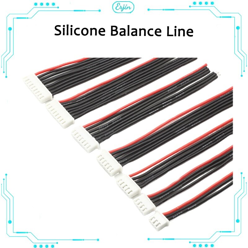 10 pcs15 cm 20cm 30cm Balance Wire 1s 2s 3s 4s 5s 6s 7s 8s specyfikacja 22awg przewód silikonowy Balance Wire akcesoria lotnicze