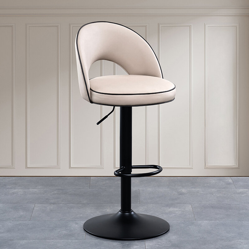 Designer Modern Bar Chairs Nordic High Comfortable Swivel Stool High Quality Taburete Regulable Bar Furniture