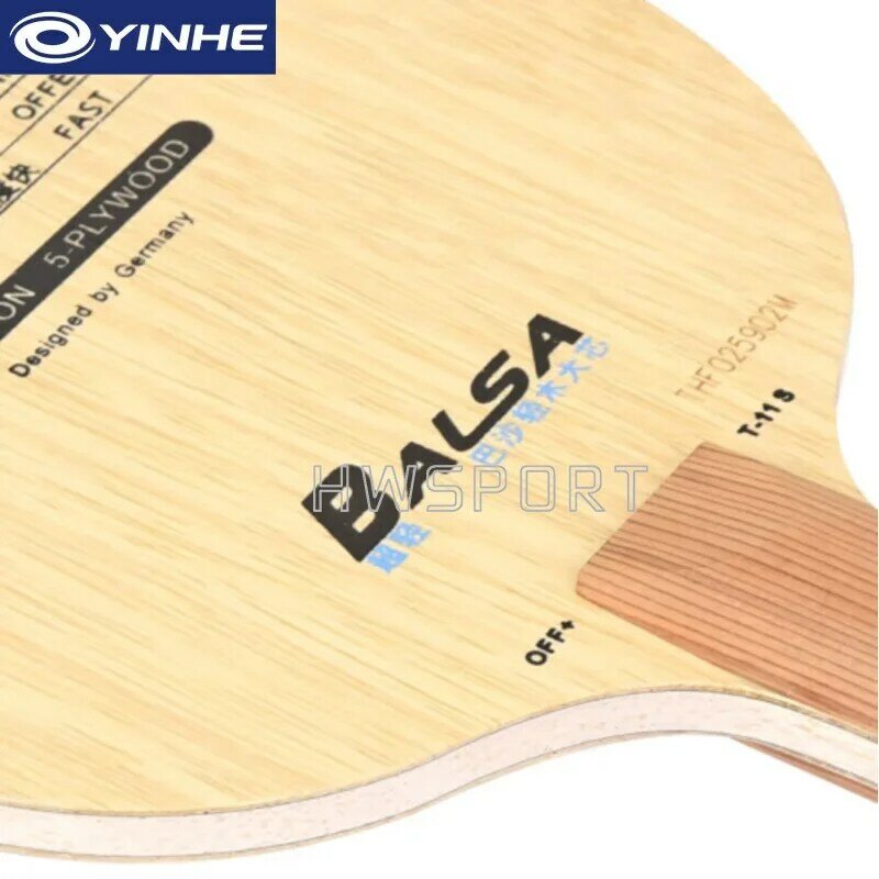 YINHE T11S Table Tennis Blade Super Lightweight Ping Pong Blade 5 Wood 2 Carbon Offensive 72g