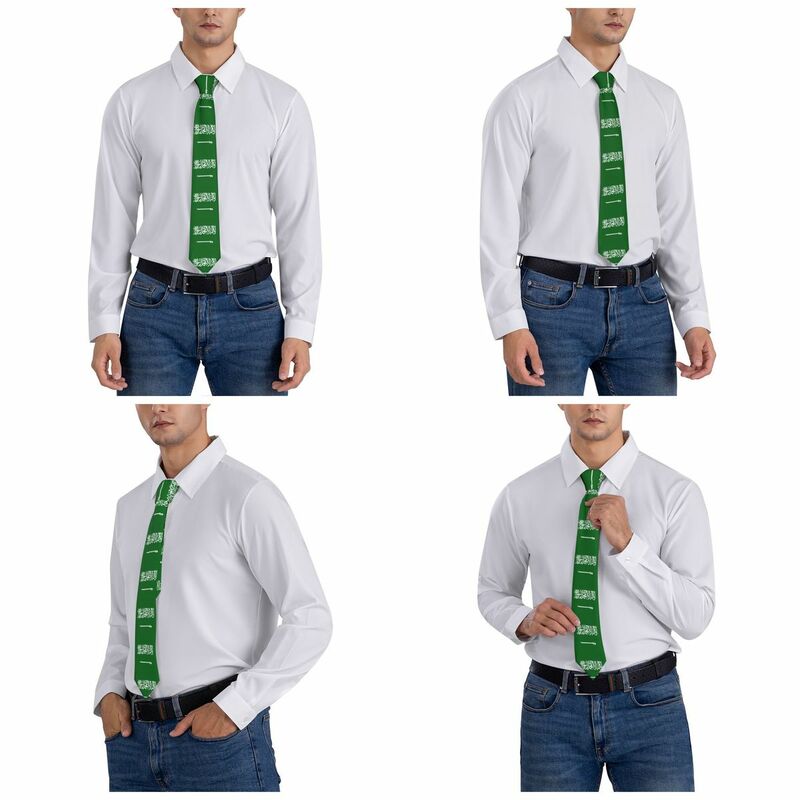 사무실용 사우디 아라비아 국기 넥타이, 맞춤형 남성 넥타이 패션
