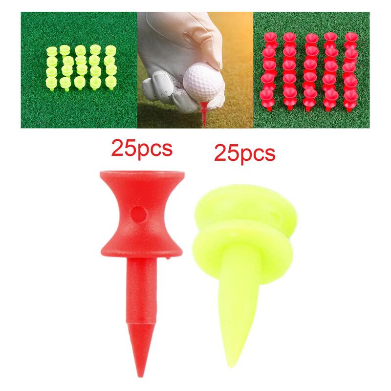 25x Golf Tees Golf Tools for Backyard Turf and Driving Range Outdoor Sports