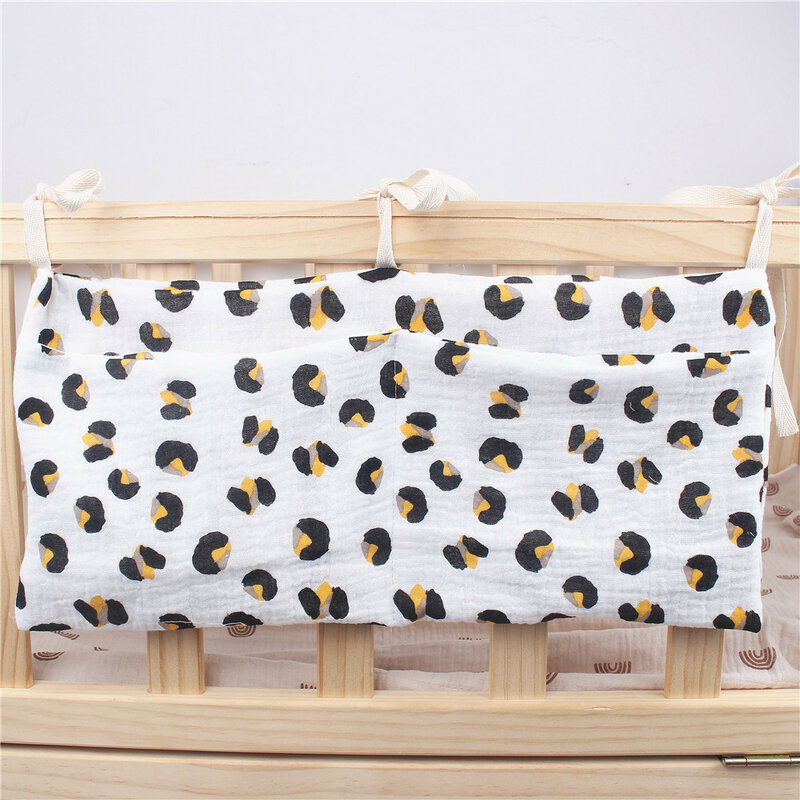 New Cartoon Portable Baby Crib Storage Bag Newborn Multifunctional Bed Headboard Organizer For Kids Baby Bedding Diaper Bag