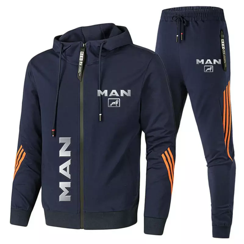 Neue Herren Sportswear Mann Auto Logo Print Hoode Sweatshirt Hose Casual Fit Running Fitness Herren Sportswear