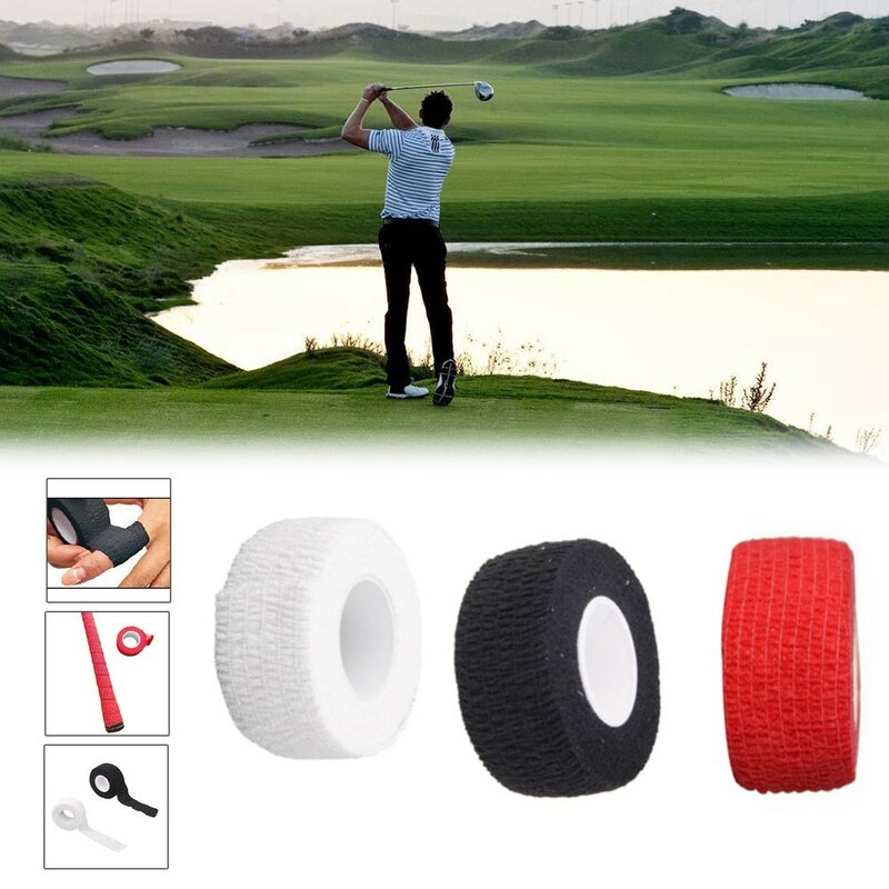 Sportowa taśma antyblistrowa-nowy samoprzylepny uchwyt na palec kija golfowego o niskiej przyczepności 5cm * 4.5m nietkany syntetyczny klej samoprzylepny