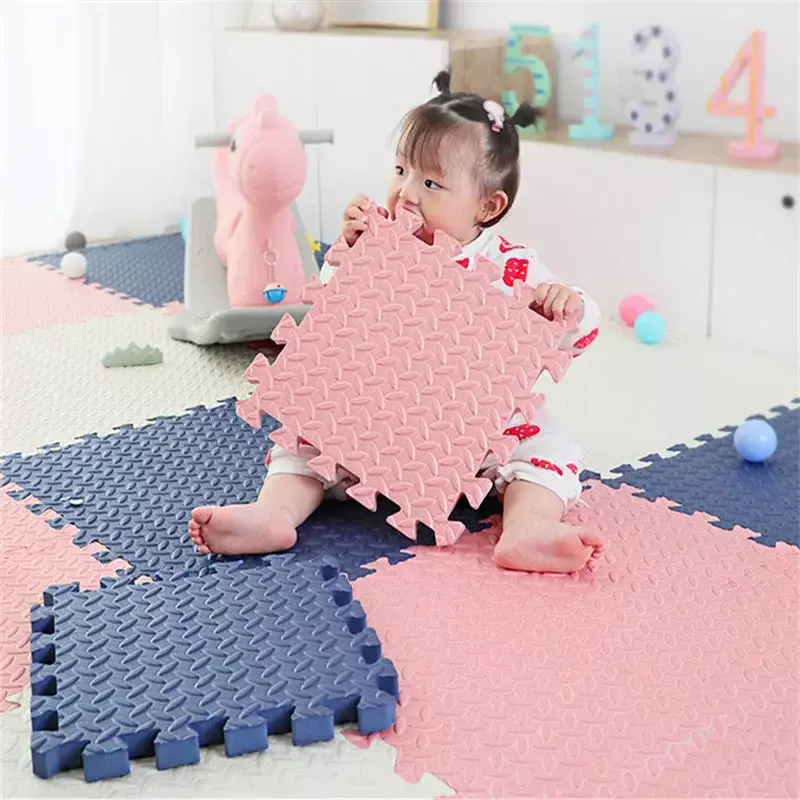 Tatame-alfombrillas de juego para bebé, tapete de suelo de 6 piezas, 30x30cm de grosor, 2,5 cm de grosor, para juegos de bebé