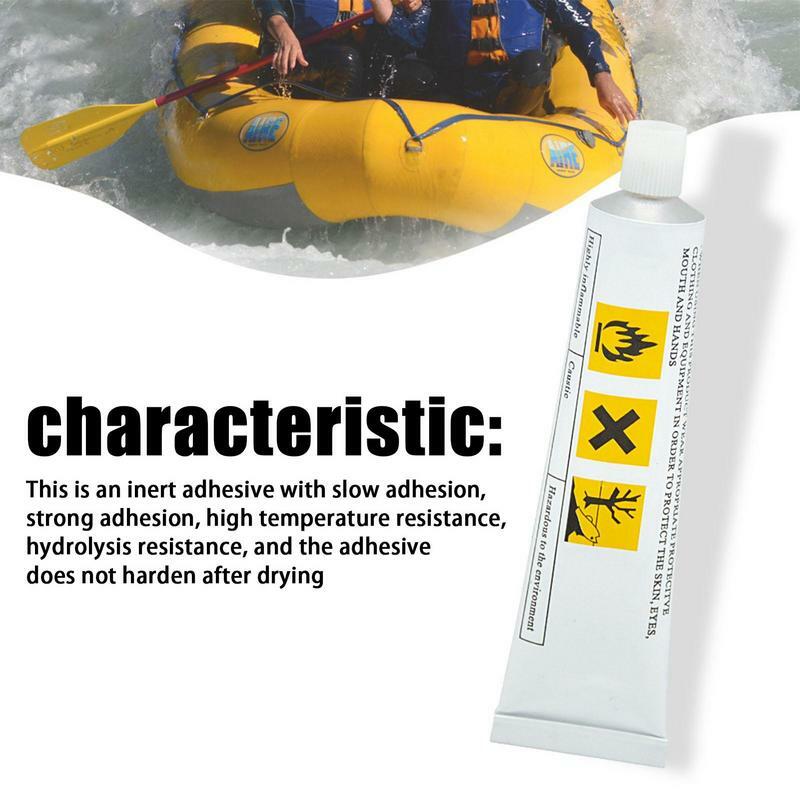 60ml PVC pita lem tiup perbaikan Kit perekat untuk renang kasur udara kolam perbaikan perahu mainan tiup Spa Kayak