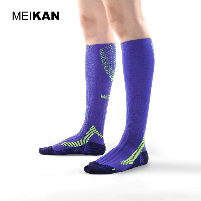 MKY2017002 calzini sportivi a compressione da uomo di alta qualità ad asciugatura rapida all'aperto per la corsa deodorante antibatterico da ciclismo