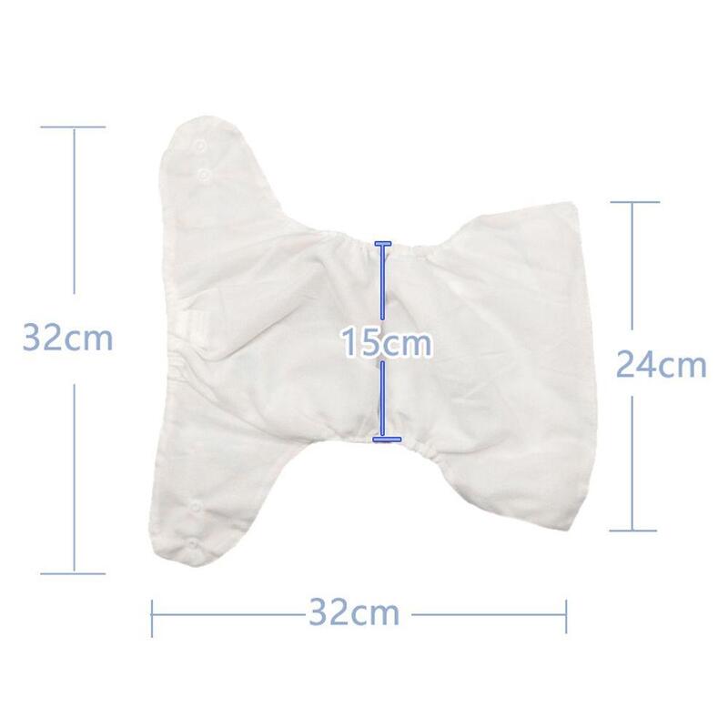 Pañal de tela reutilizable para bebé, lavable, ajustable, impermeable, con bolsillo