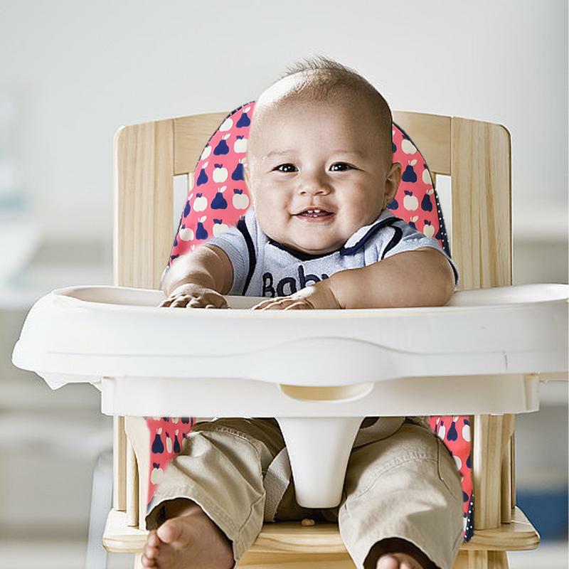 High Chair Cushion Oxford Cloth Cushion with Built-in Inflatable LiningSoft Comfortable Seat Mat with Replaceable Cover Chair