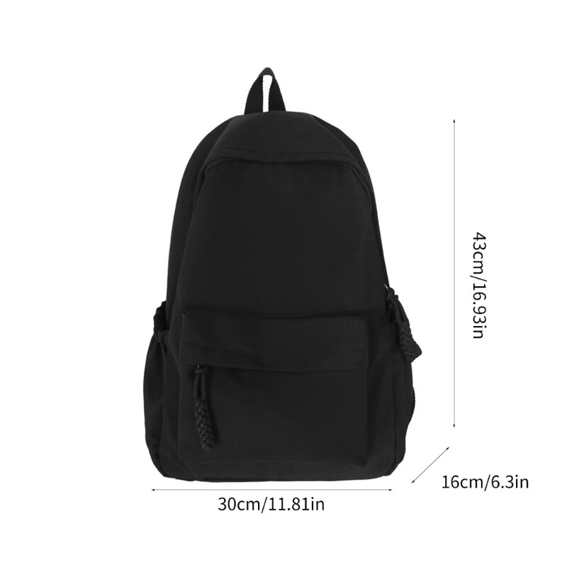 กระเป๋าหนังสือแล็ปท็อปของผู้หญิงสุดเท่ กระเป๋านักเรียน กระเป๋าเป้เดินทางที่กว้างขวางและใช้งานได้จริง