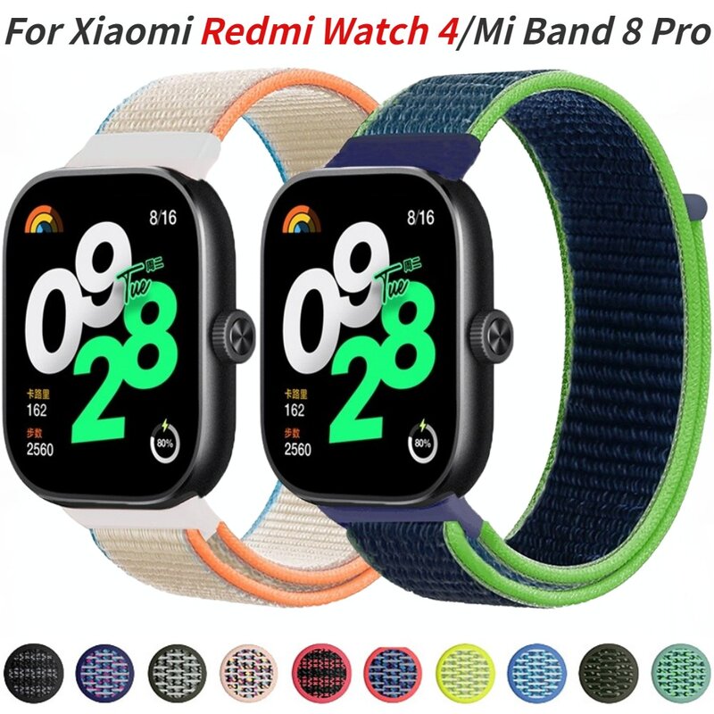 Дышащий ремешок для Xiaomi Redmi Watch 4, нейлоновый ремешок, сменный ремешок для наручных часов, ремешок для смарт-часов Redmi Watch 4, спортивный ремешок для часов
