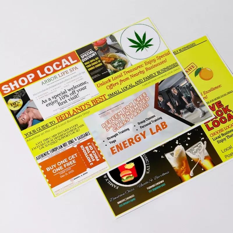 Prodotto personalizzato. Volantini di stampa digitale personalizzati Brochure di carta Duplex per Poster pubblicitari con stampa aziendale Marketin