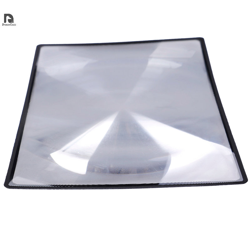 A5 Flat PVC Magnifier Sheet 3X Book Page Magnifying Reading Glass Lens for Elderly Reading Portable Ultra-Thin Tools