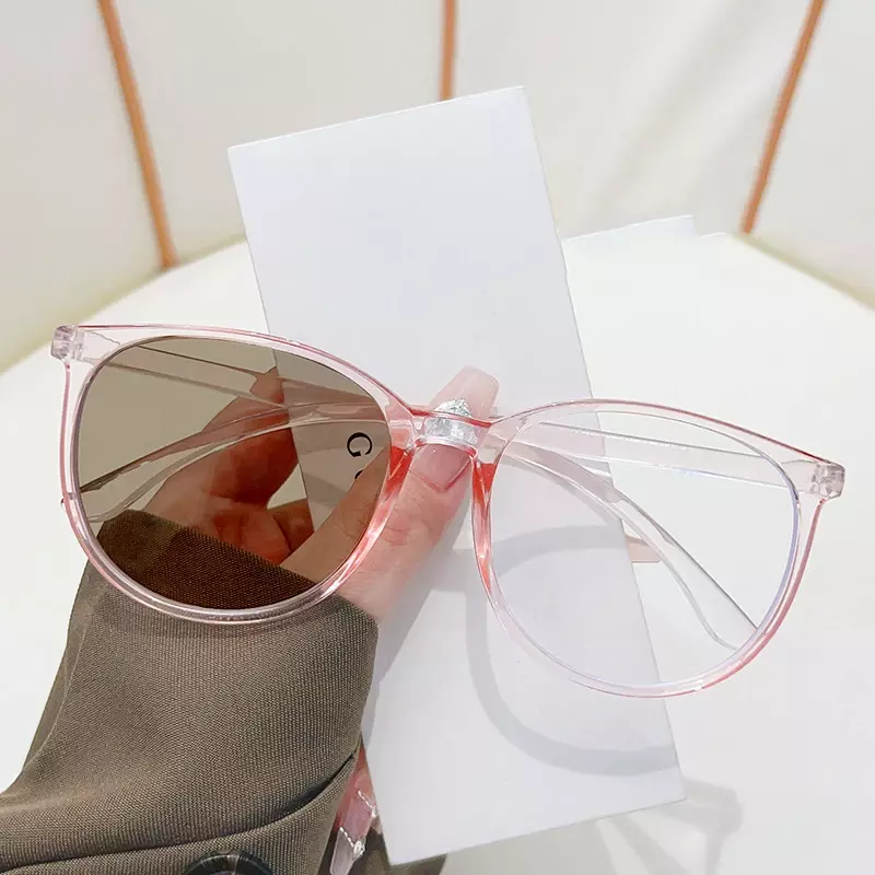 Óculos Far Sight Fotocromáticos Inteligentes para Homens e Mulheres, Óculos de Leitura Retro, Anti Luz Azul, Mudança de Cor, Presbiopia Sunglasses