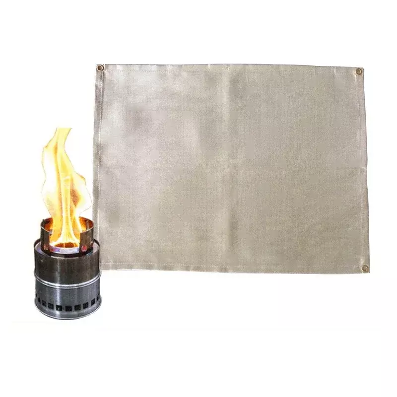 Portable Fire Blanket Protective Patio Insulation Pads Temperature Resistant Flame Retardant Stove Floor Grill Fire Pit Mat
