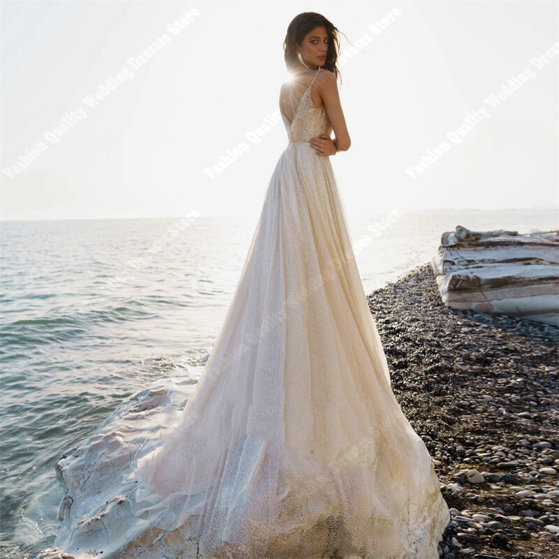 Delikatne tiulowe panny młode suknie ślubne popularne suknie balowe zaręczynowe długość księżniczki Party Vestidos De Novias 2024