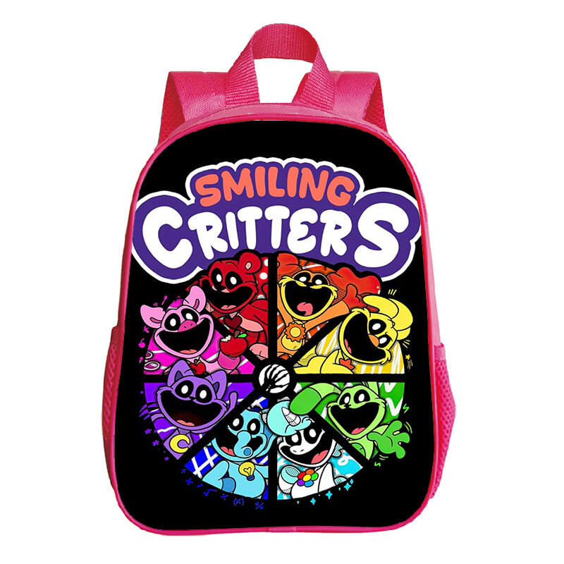 Детский рюкзак с принтом смайликов, школьные ранцы для мальчиков и девочек, милый мультяшный ранец для детского сада, розовая сумка для книг, подарки
