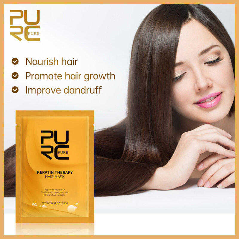 O produto dos cuidados capilares da proteína 10ml impede o condicionador profundo do frizz para o cabelo danificado seco da queratina raízes do cabelo s para todos os tipos