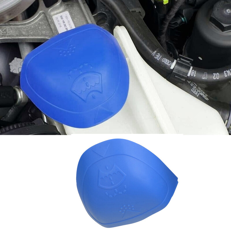 6V0955485 6V0 955 485 Wiper Washer Fluid Reservoir Tank Bottle Cover Cap Lid Plastic Blue For Audi For VW