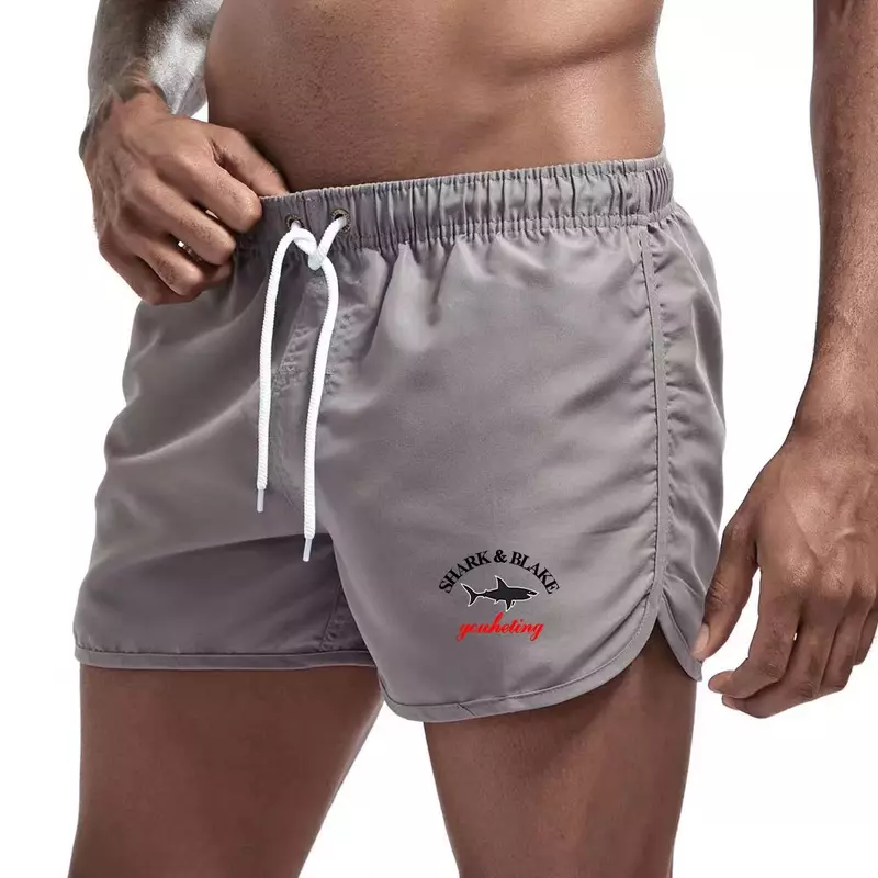 Short de plage imprimé pour homme, short de natation, short de natation d'été, short de plage sexy, maillot de bain de surf, mode 2024