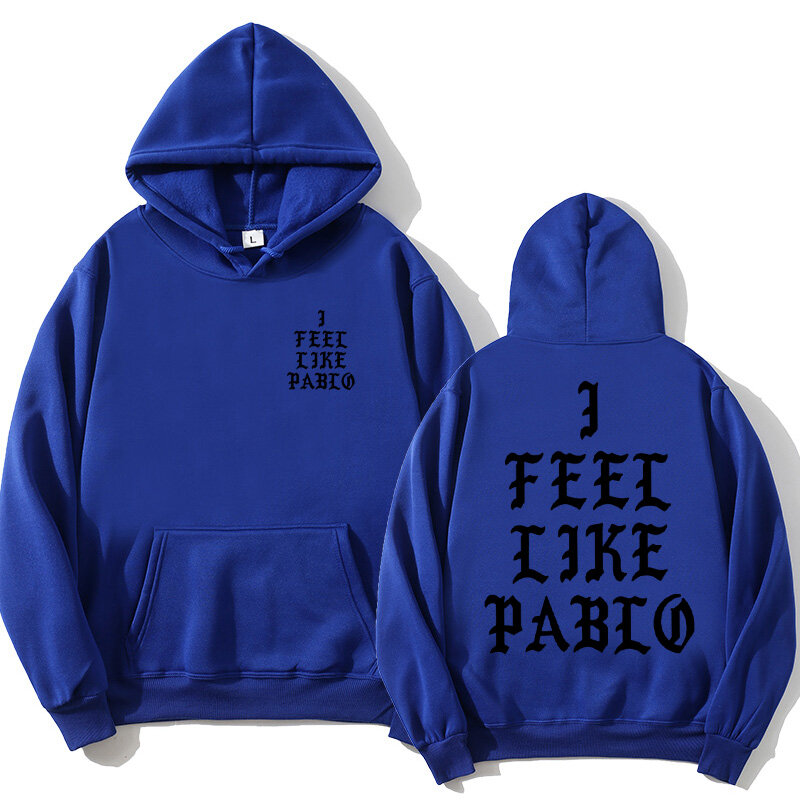 Men's Hot Sale Sweatshirt Hoodie Hip Hop Streetwear Hooded Pablo Hoodie Saint Pablo Tour Kanye West Hoodie