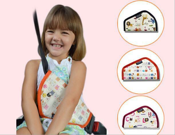 Juste de ceinture de sécurité de voiture pour enfants, universelle, douce, réglable, sangle, coussretours, clips, protection, bébé, environnement