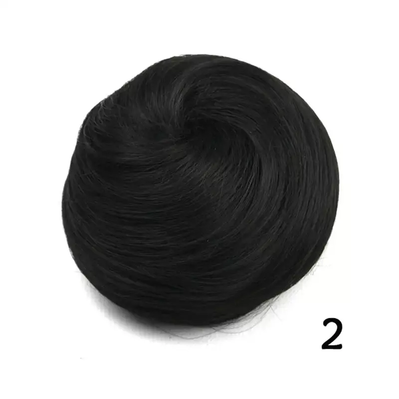 Syntetyczne włosy kok włosy Clip In kok pączek wałeczki do włosów gumki akcesoria do włosów dla kobiet