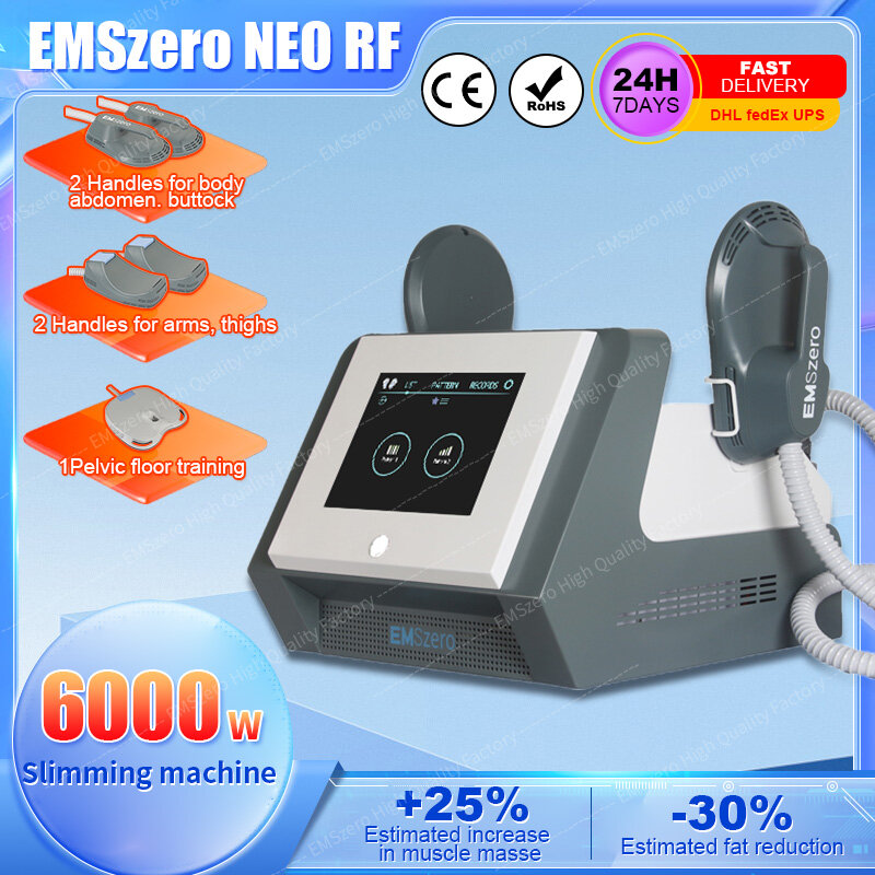 Hi-Emt EMS 휴대용 근육 슬리밍 및 무게추 감소, EMSZERO NEO 조각 기계, 살롱 2024, 6500W, 신제품