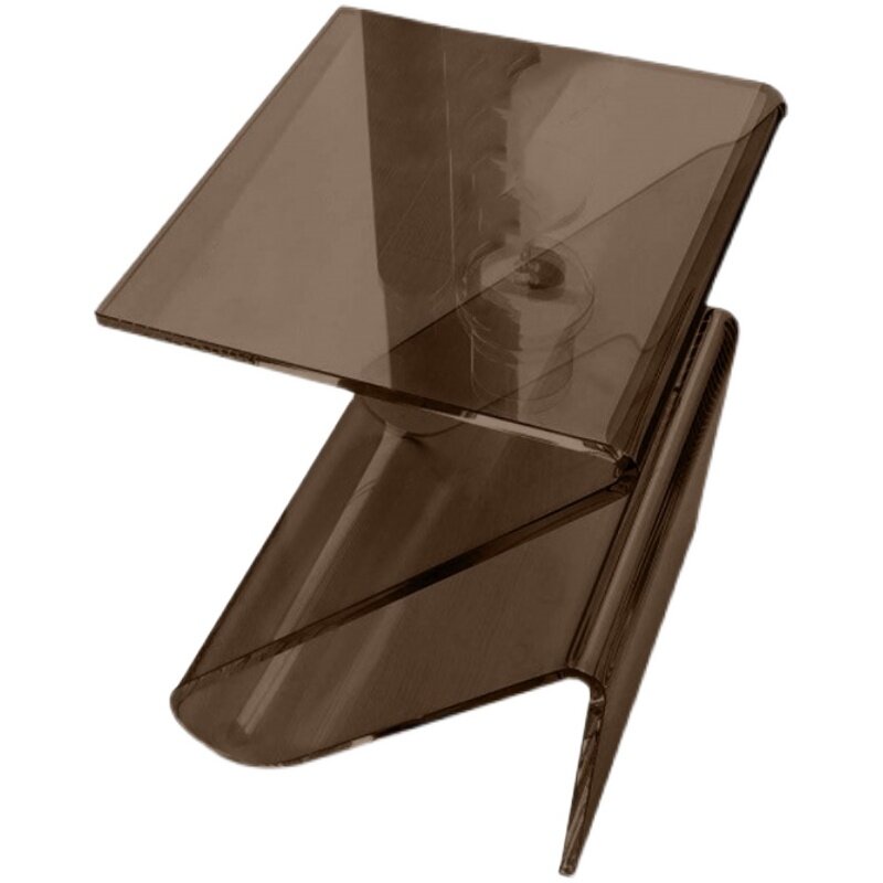 طاولة القهوة أريكة صغيرة طاولة جانبية الاكريليك شفافة خزانة بجوار السرير شمال أوروبا تخزين الرف أثاث غرفة المعيشة