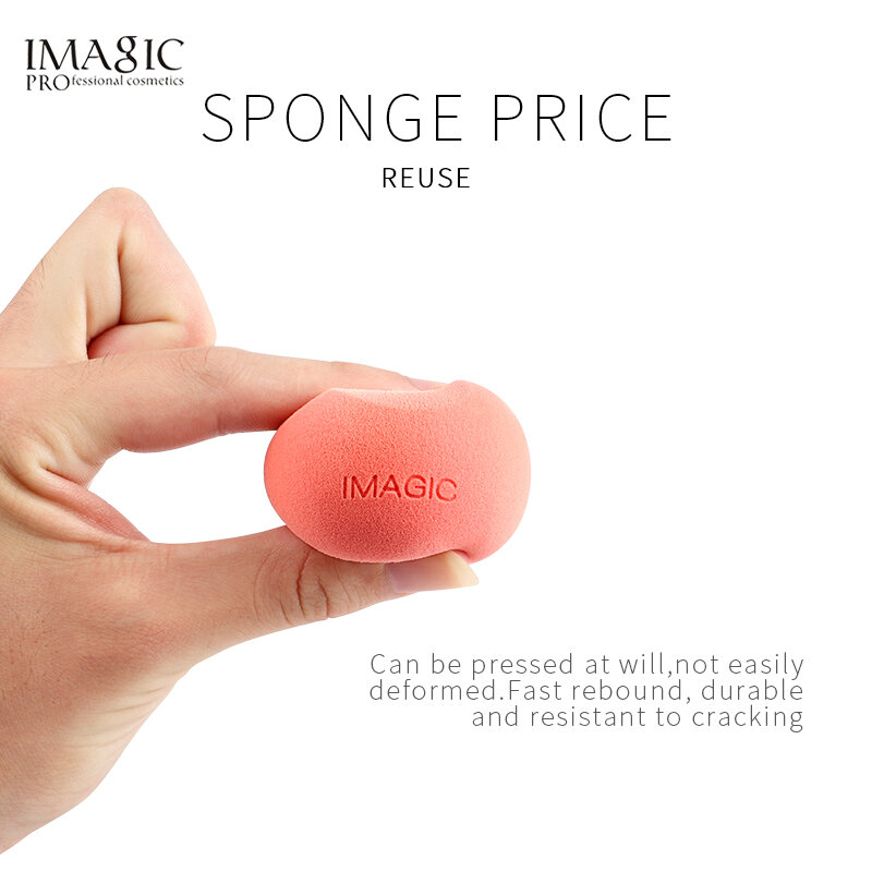 IMAGIC Sponge Makeup Tool fondotinta Blush Base trucco trucco liscio e conforme in modo uniforme spugna trucco per principianti Cosmeticos