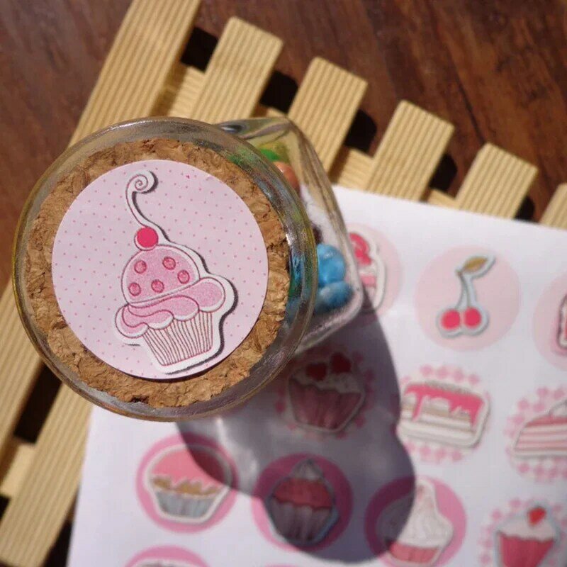 160pcs/pack Cake Packaging Baking DIY Gift Sticker Stationery Decorative Sealing Stickers