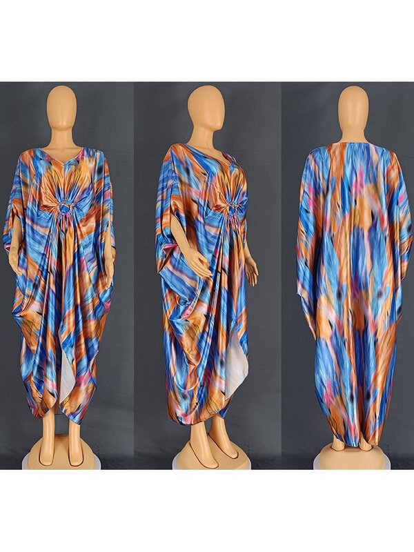 Sukienki afrykańskie dla kobiet moda muzułmańska Abayas Boubou Dashiki Ankara stroje wieczorowa suknia Dubai Kaftan Abaya szata marokaina
